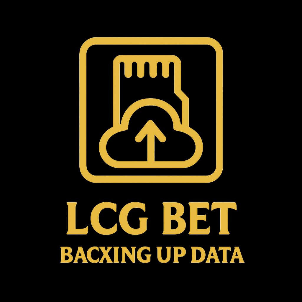 Icon illustrating LCG BET data backup.
