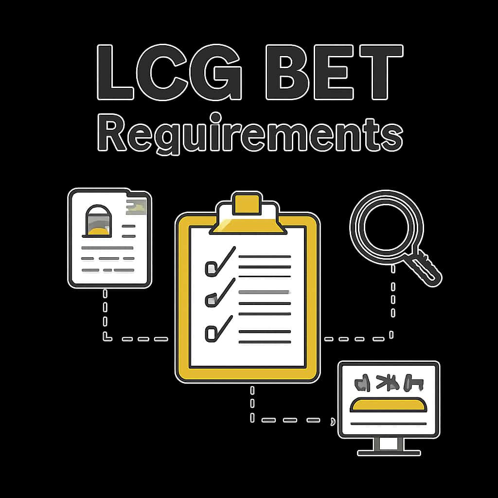 Illustration detailing the requirements for LCG BET.