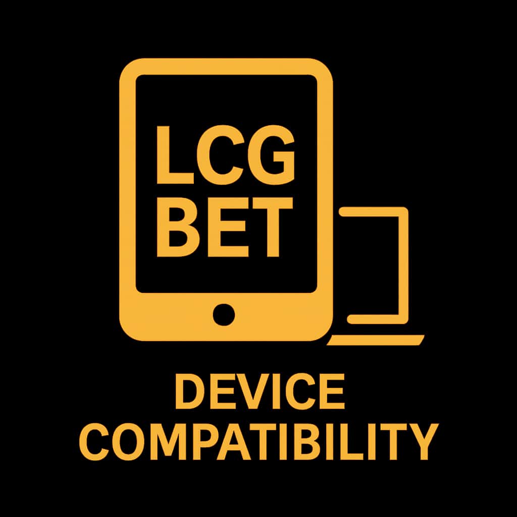 Icon representing device compatibility for LCG BET.