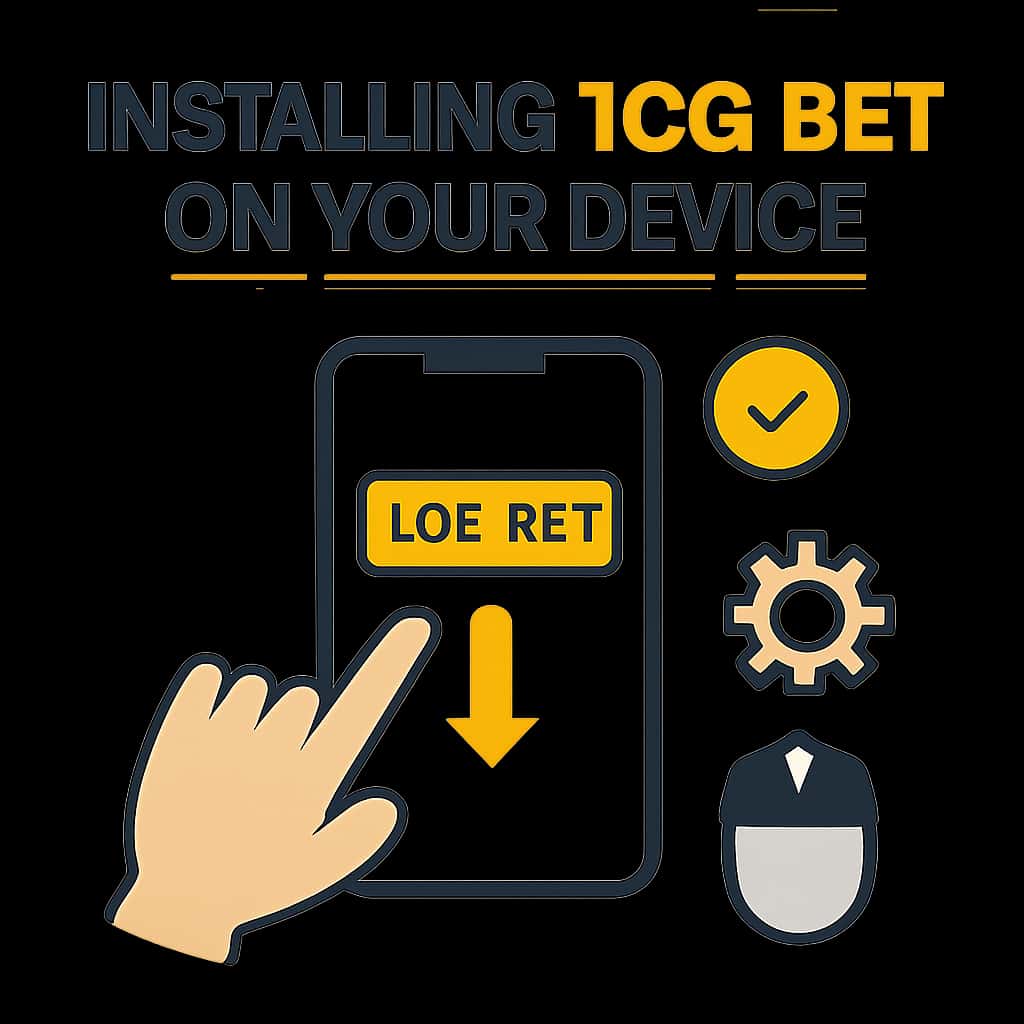 Illustration outlining the key steps in the LCG BET installation process.