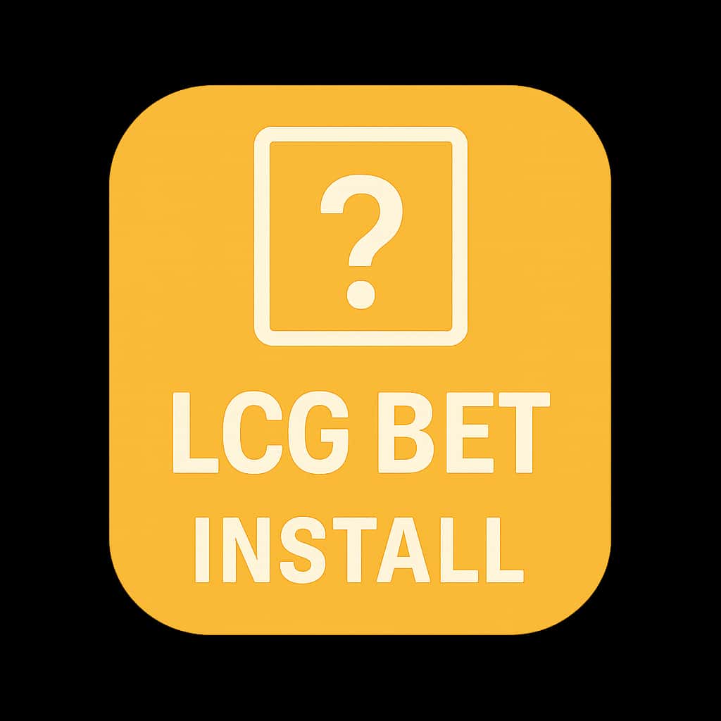 Badge icon illustrating LCG BET installation guidance.