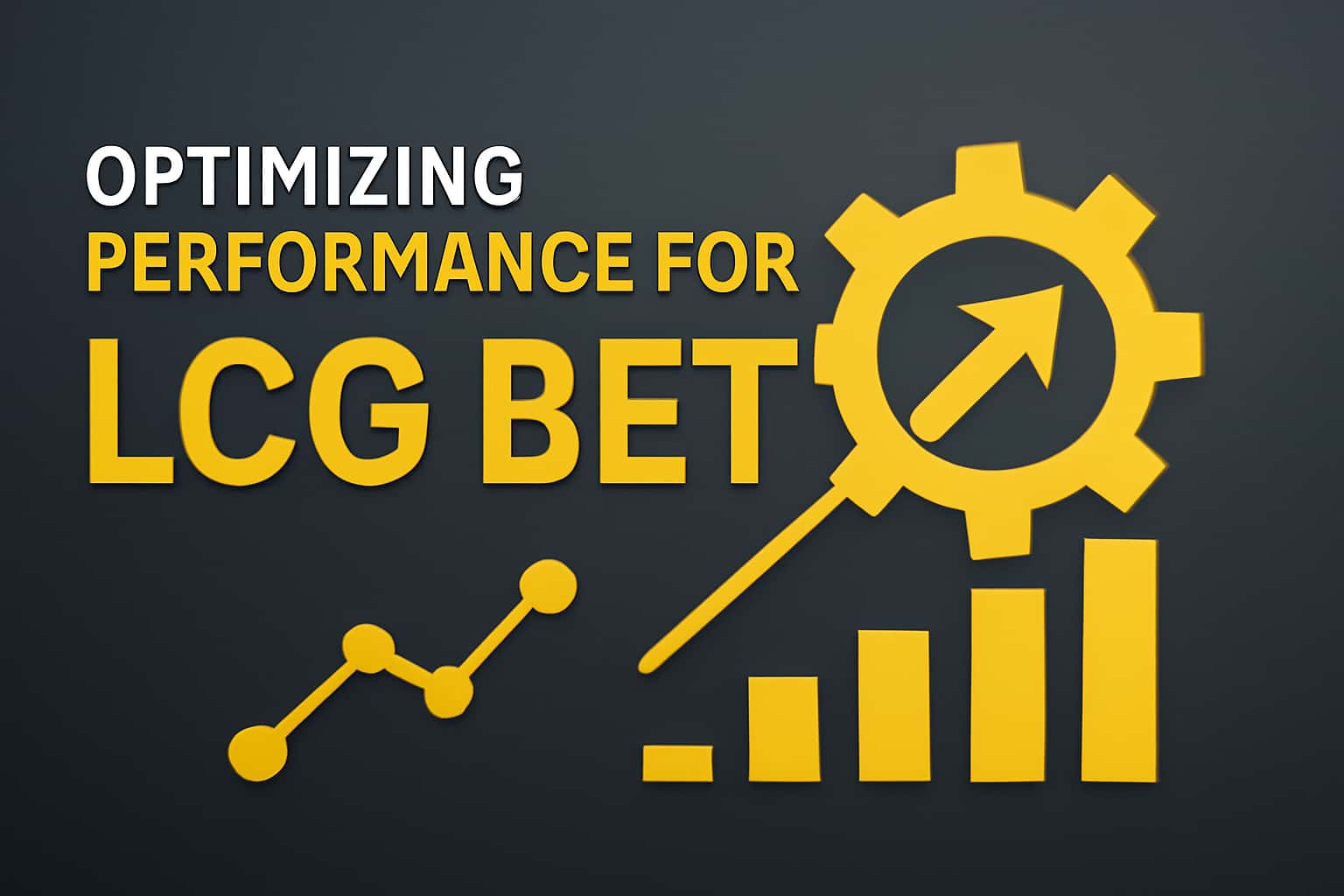 A futuristic representation of optimizing performance for LCG BET, highlighting technology and efficiency.