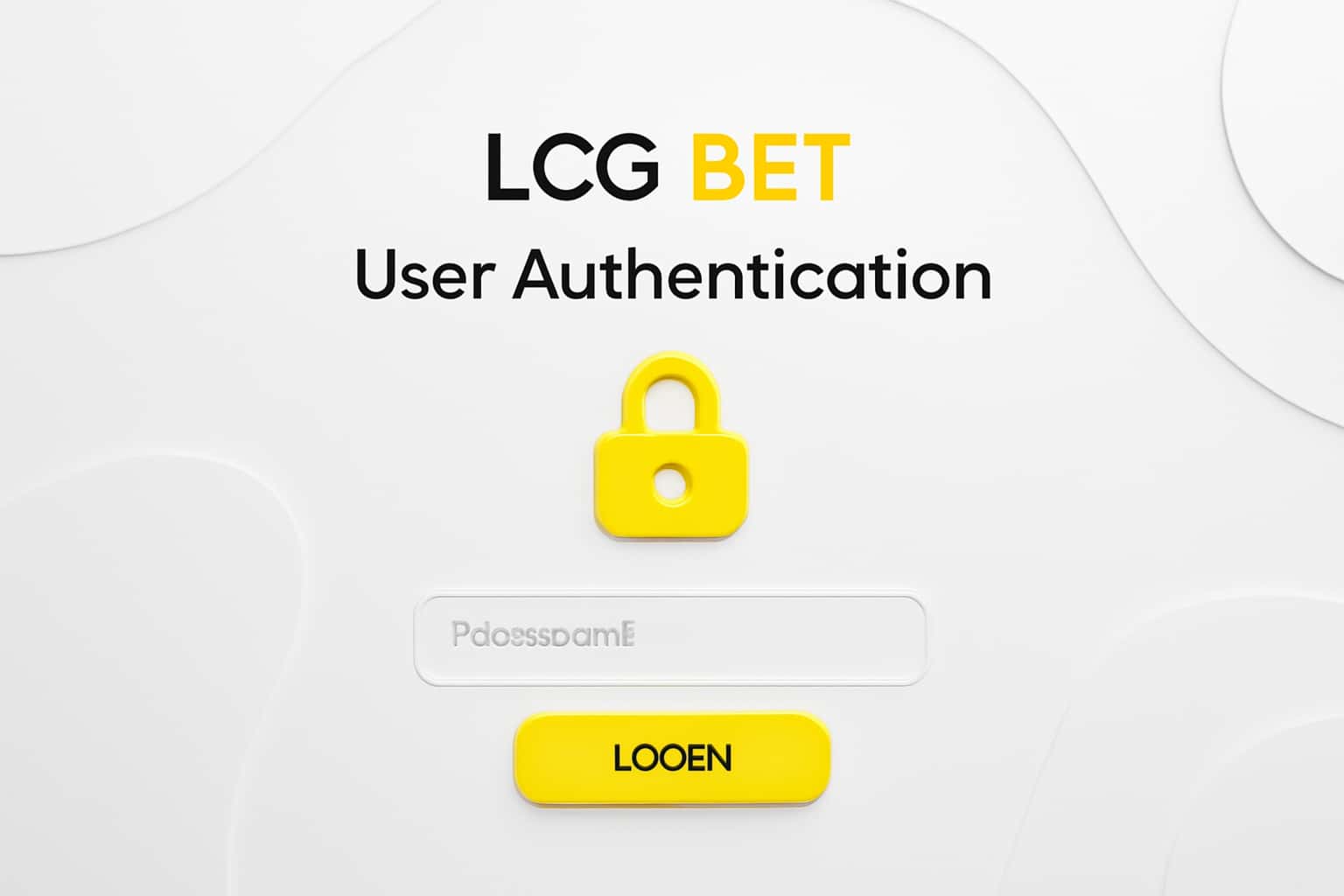 LCG BET User Authentication Interface