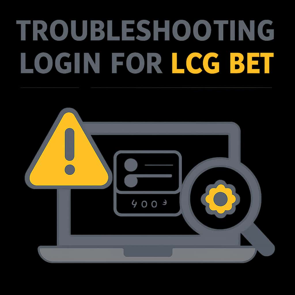 An educational diagram illustrating the troubleshooting process for LCG BET.
