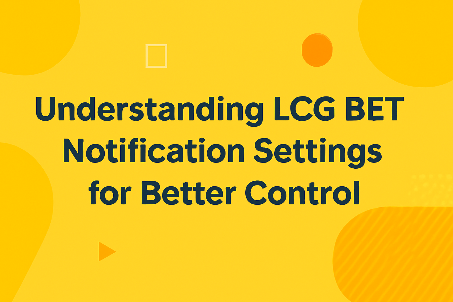 Informational scene about updating the LCG BET application.