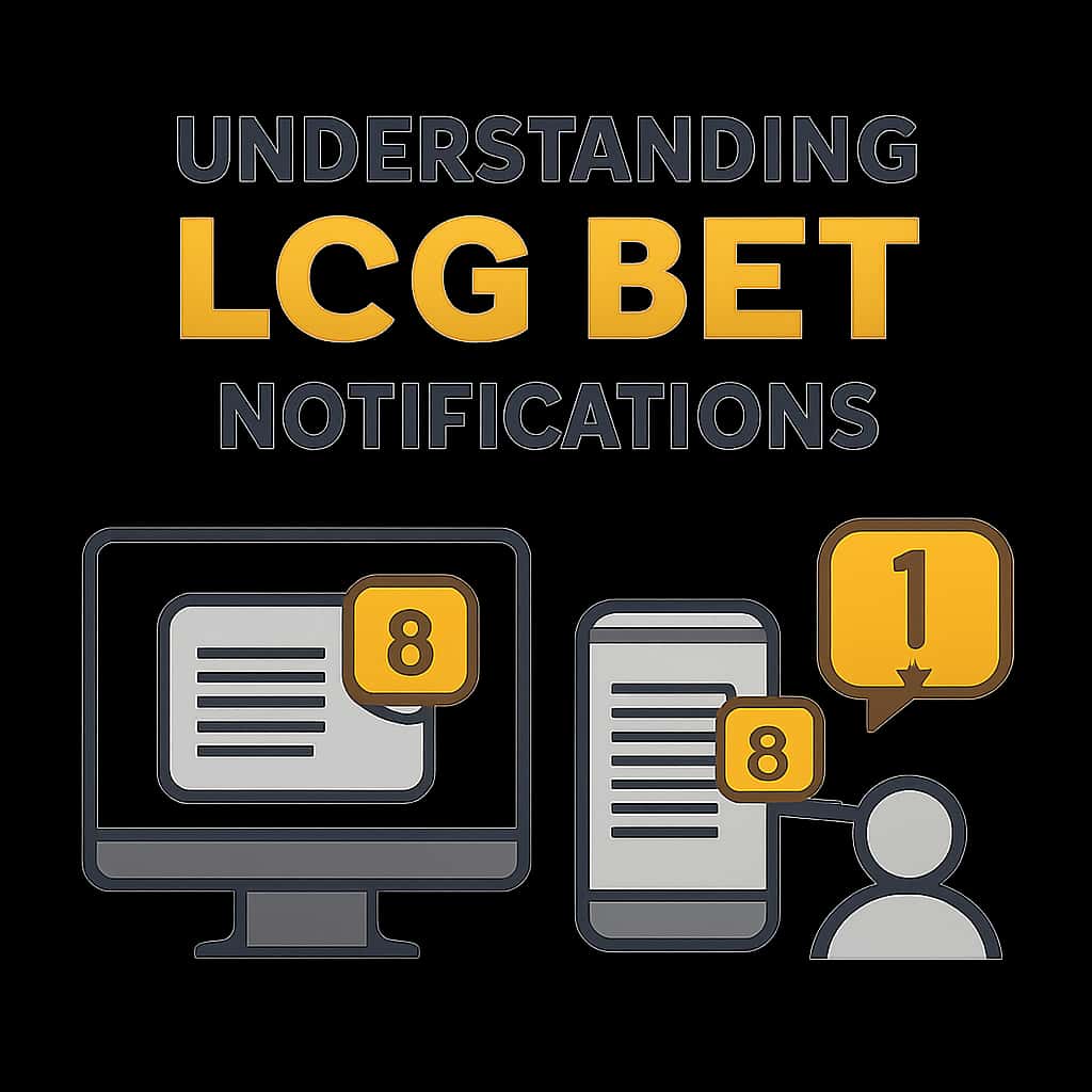 An educational diagram about LCG BET Notifications.
