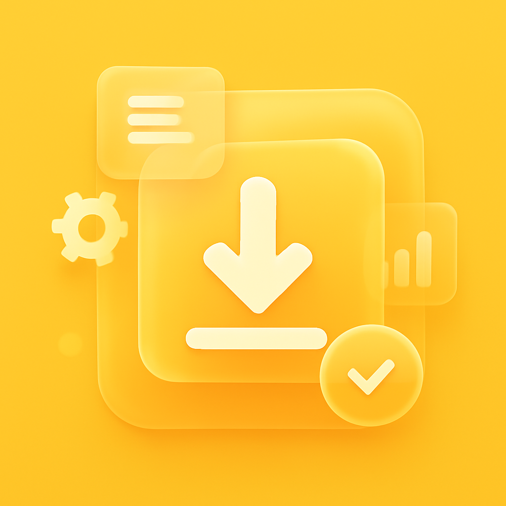 Illustration explaining the installation steps for LCG BET securely.