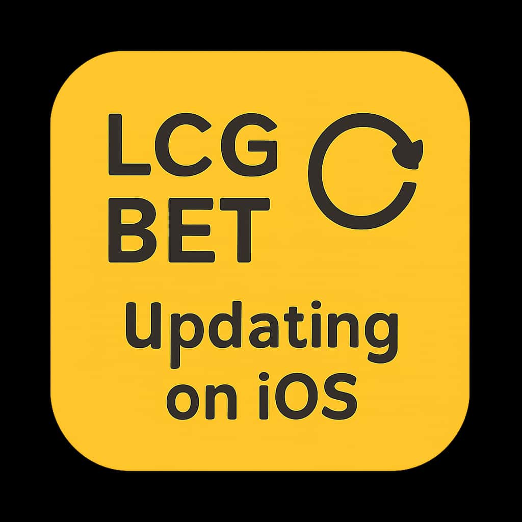Icon representing guidance for updating LCG BET on iOS.
