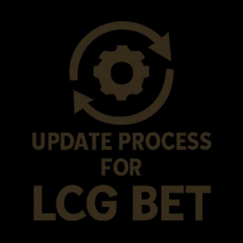 Icon representing the update process for LCG BET.