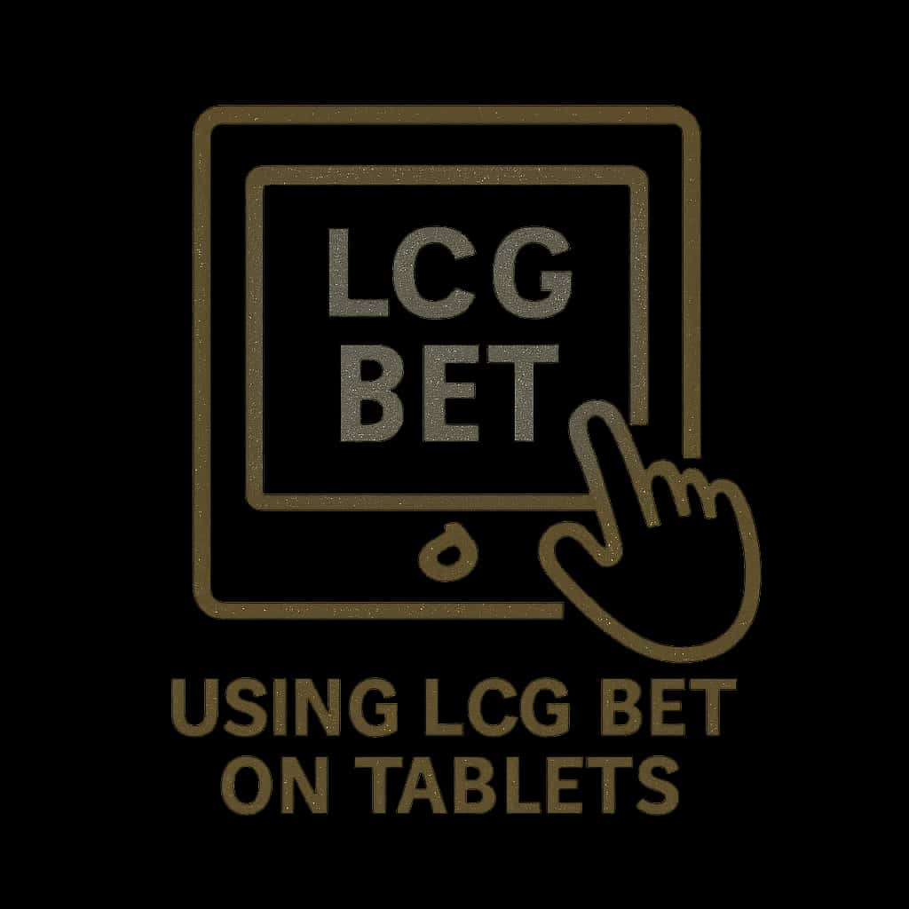 Icon depicting the LCG BET application for tablet devices.